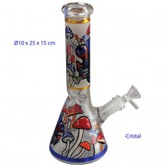 25 cm Bong de cristal