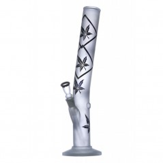 42 cm. Bong de cristal «Hojas»