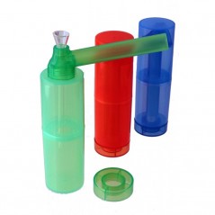 Set de 3 bongs portables en colores surtidos (azul, verde y rojo)....