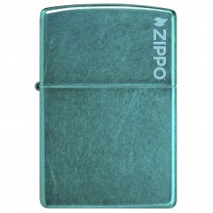 Encendedor Zippo 24004ZL Candy Teal with Zippo Logo