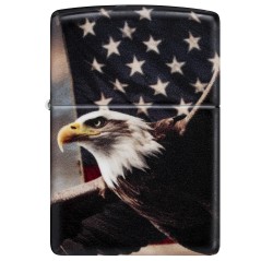 Encendedor Zippo 49352 Eagle USA Flag Design