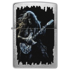 Encendedor Zippo 200 Skeleton Rock Design