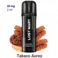 Pod Golden Tobacco 20mg. Lost Mary TAPPO PRO