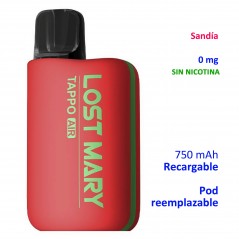 Kit Watermelon Ice 0 mg. Lost Mary TAPPO recargable