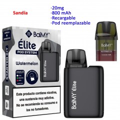 Watermelon 20 mg. BALMY ÉLITE Kit recargable