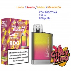 Gipsy king 20 mg. BALMY GO CRYSTAL Vaper desechable