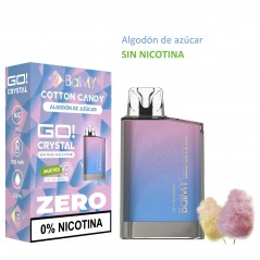 Cotton Candy 0 mg. BALMY GO CRYSTAL Vaper desechable