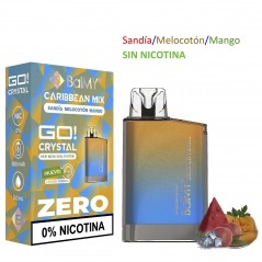 Caribbean Mix 0 mg. BALMY GO CRYSTAL Vaper desechable