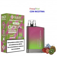 Strawberry-Kiwi 20 mg. BALMY GO CRYSTAL Vaper desechable