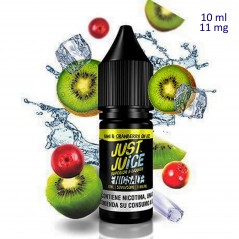 10ml 11 mg. Iconic Kiwi Cranberry on Ice Sales de nicotina Just Juice