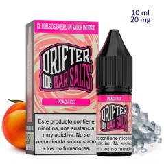 10ml 20 mg. Peach Ice Sales de nicotina Drifter Bar Salts