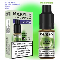 20 mg. Triple Melon MARYLIQ Sales de nicotina