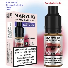 20 mg. Watermelon Ice MARYLIQ Sales de nicotina