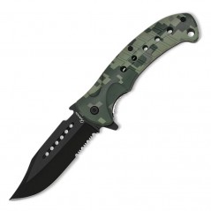 9,3  cm.  Navaja  Albainox  con  mango  ABS  verde