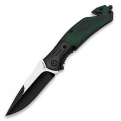 8,3  cm.  Navaja  Albainox  con  mango  stamina  verde