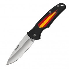 7,3  cm.  Navaja  Albainox  ESPAÑA  con  mango  aluminio  negro