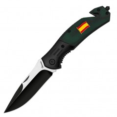 8,3  cm.  Navaja  Albainox  ESPAÑA  con  mango  stamina  verde