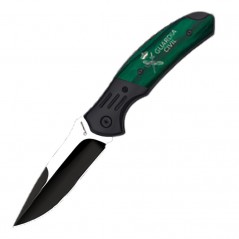 8,5  cm.  Navaja  Albainox  negra  /  stamina  verde  Guardia  Civil