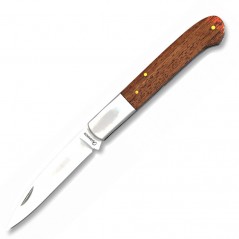 7,5  cm  Navaja  ALBAINOX  con  mango  de  madera  y  virola  de  aluminio
