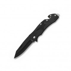 7  cm.  hoja  Navaja  Albainox  negra  en  blister