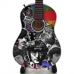 Guitarra  decorativa  en  miniatura  réplica  The  Beatles