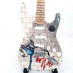 Guitarra  decorativa  en  miniatura  Pink  Floyd   "The  Wall "