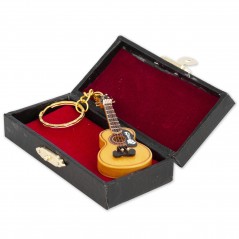 Llavero  guitarra  española  miniatura.  Con  estuche