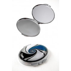 Espejo  Bolsillo  Oval  Blanco  Fc004A