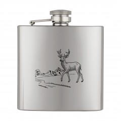 6  oz.  Licorera  metálica  Albainox  ciervo