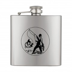 6  oz.  Licorera  metálica  Albainox  pescador