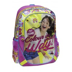 Mochila  c/trolley  42  cm.  Soy  Luna
