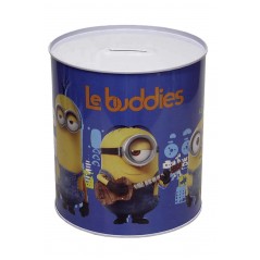 Hucha  cilíndrica  13,5  x  15  cm.  Minions