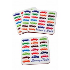Set  4  posavasos  licencia  VOLKSWAGEN