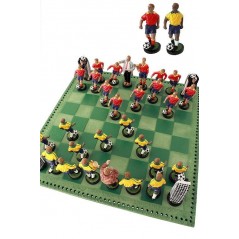 Juego  de  ajedrez  España-Brasil