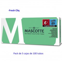 100  tubos  Fresh  Cliq  Mascotte  Pack  con  5  cajas