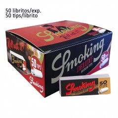 Expositor  con  50  libritos  de  50  papeles  para  filtro  Smoking