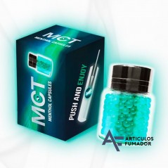 BOTELLA MCT CAPSULA DE MENTA 100 PARA INSERTAR EN EL FILTRO.