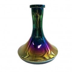BASE DE CRISTAL ARCOIRIS COMPATIBLE CON SHISHAS RUSAS