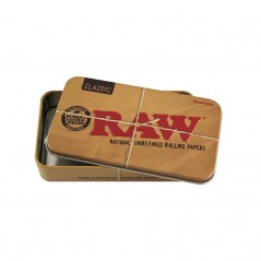 CAJITA PAPEL DE FUMAR RAW TIN BOX 12X7X3 CM