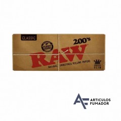 PAPEL RAW KING SIZE SLIM 200 HOJAS