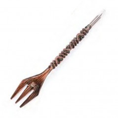 PUNZÓN TENEDOR TRIDENTE ANIMALESYS BRONCE 17 CM