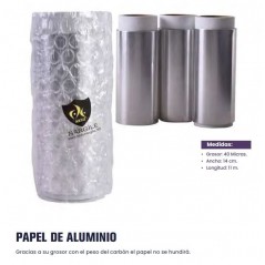 PAPEL DE ALUMINIO DE 11 METROS ANIMALESYS 40 MICRAS